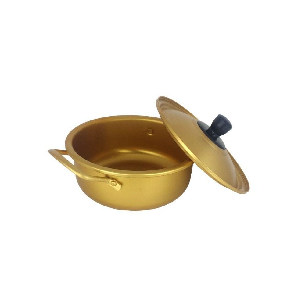 Panci Korea RAMYUN 16 cm Warna GOLD Panci Korea / Panci Mie Korea / Korean Noodle Pot