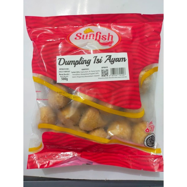 

Sunfish Dumpling Isi ayam 500gr