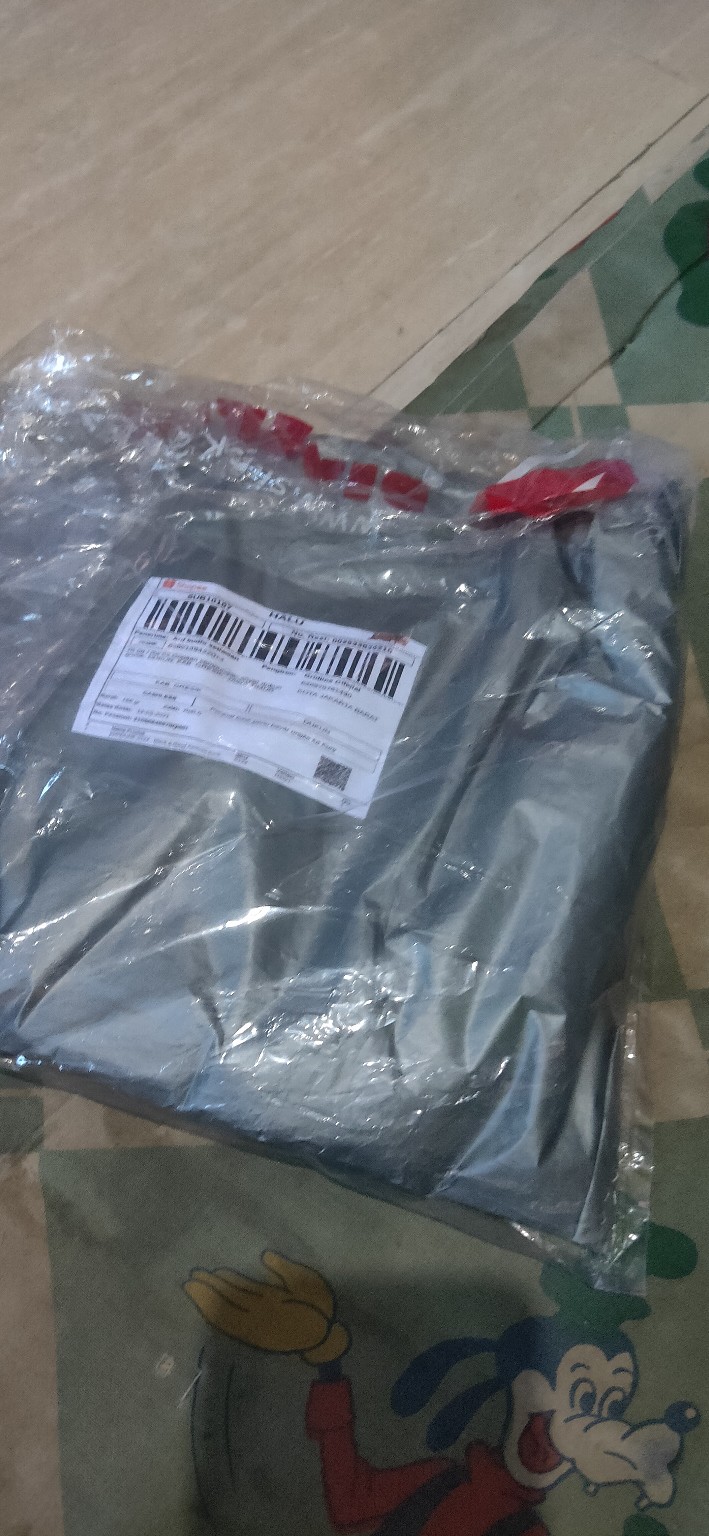 [gridline - S142 Black Brown] Kemeja Batik Match Pria Lengan Pendek Slimfit Casual