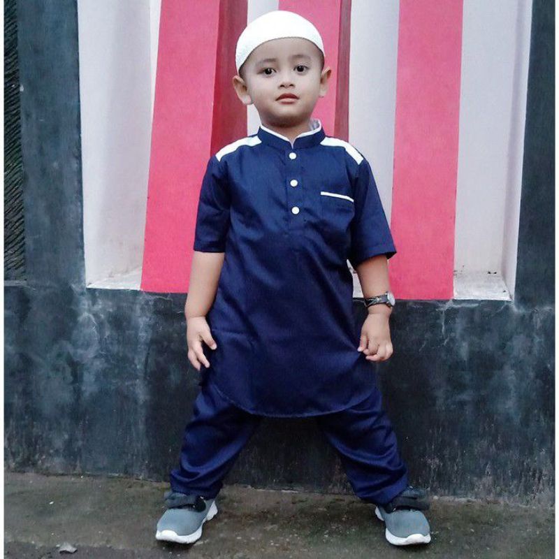 Setelan Baju Koko Anak Laki Laki Motif Pakistan Bahan Katun Toyobo Premium (COD) (PROMO)