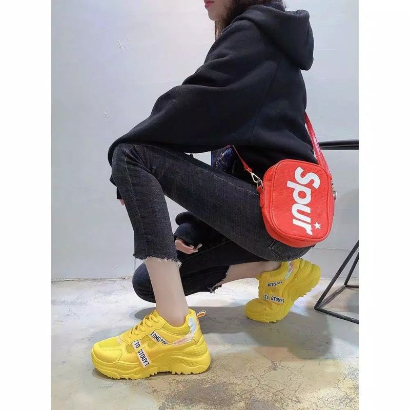 Sepatu Wanita Sepatu Sneaker Wanita korea TOUNGTOY