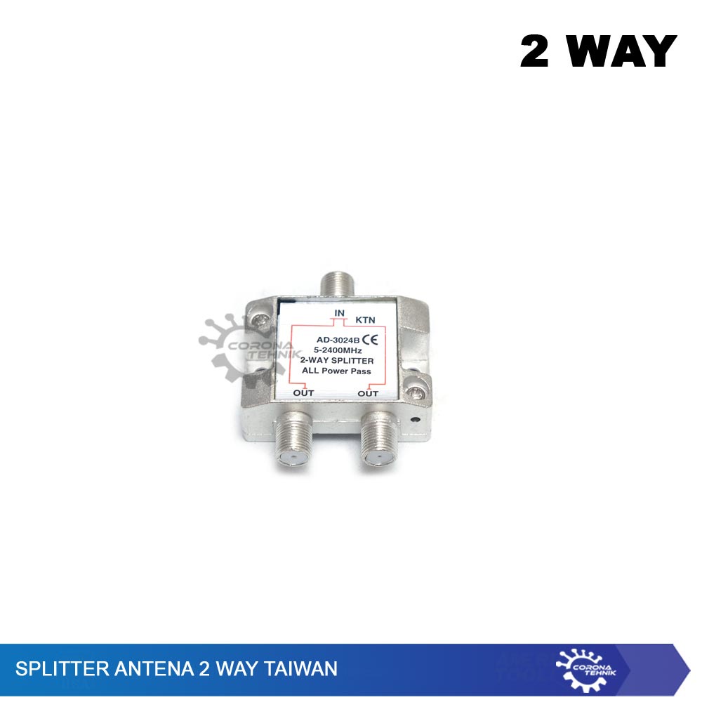 Taiwan  - Splitter Antena 2 Way