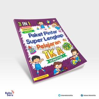 Paket Pintar Super Lengkap Pelajaran Tk A B Semester 1