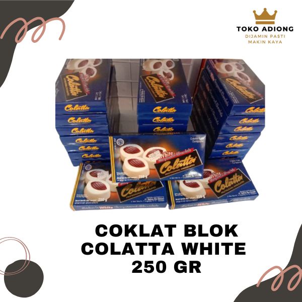 

COKLAT BLOK COLATTA WHITE - 250 G