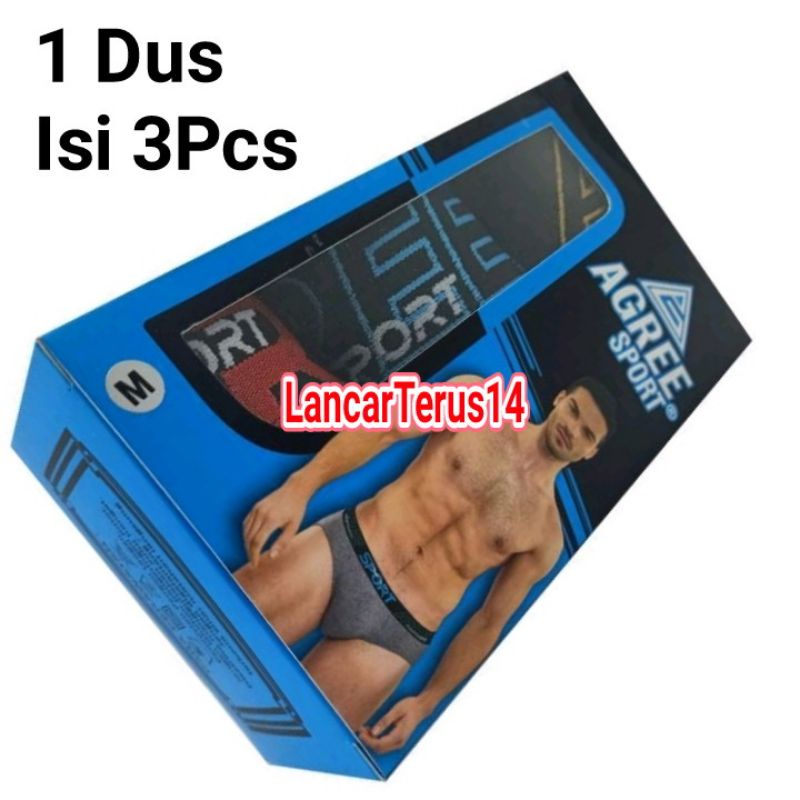 Jual 3Pcs CD Pria Dewasa Agree 2328