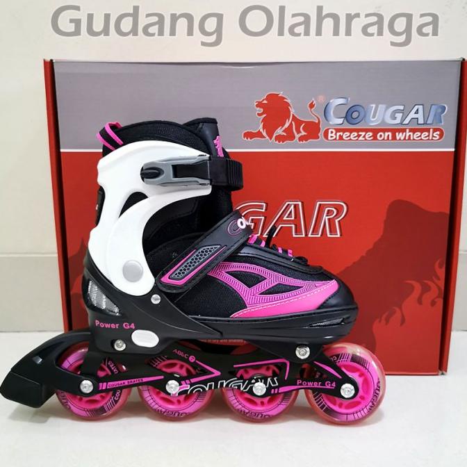 Sepatu Roda COUGAR Inline Skate MZS835L Balck Yellow