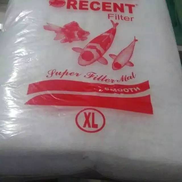 Kapas filter kolam 100x200 cm - Kapas filter aquarium - Saringan kolam - filter ikan