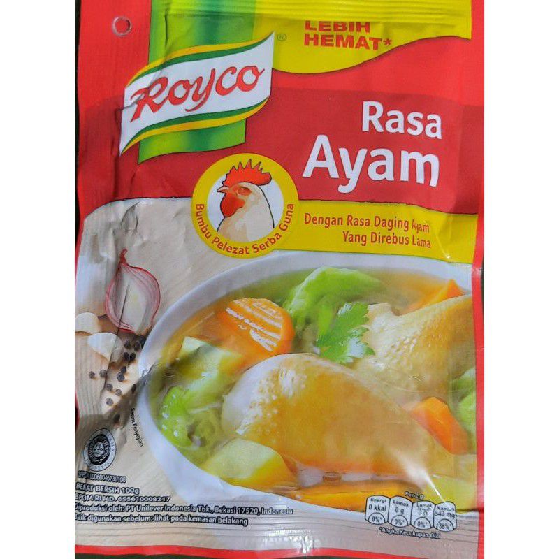 

penyedap rasa royco bumbu kaldu rasa ayam 100 g