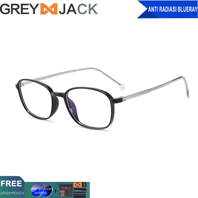 Jual Grey Jack Kacamata Antiradiasi Blueray Anti Uv Photocromic Bisa