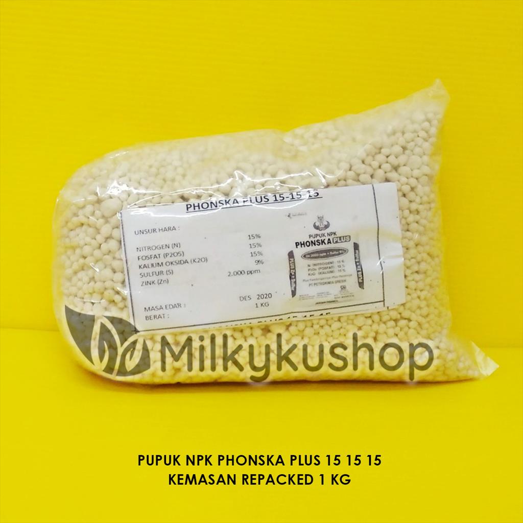 PUPUK NPK PHONSKA PLUS 15 15 15 KEMASAN REPACK 1 KG