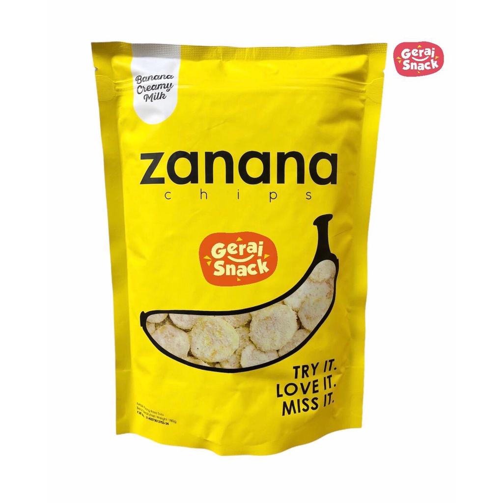 Keripik Pisang Zanana Chips Premium Khas Bandung Bumbu Tebal Renyah