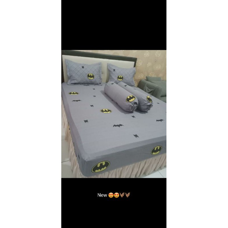 Sprei karet / sprei batman / sprei anak / sprei karakter