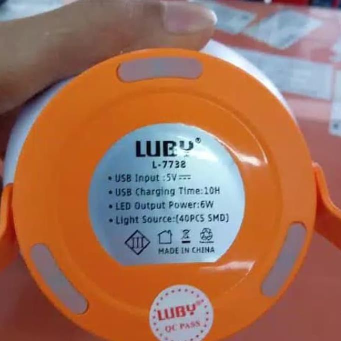 Lampu Emergency/Lampu Darurat/Lampu Cas/Luby L-7738 Diskon