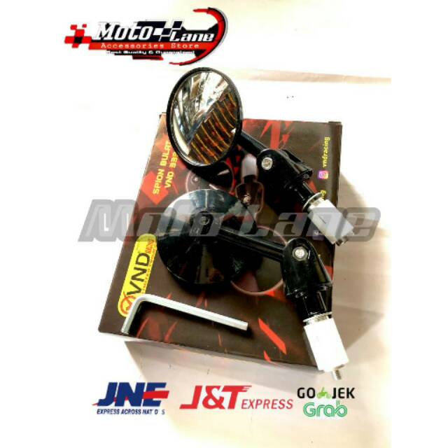 Spion Jalu Lipat Bar end Nmax Aerox Xmax Vario Pcx Vespa VND - Bar End
