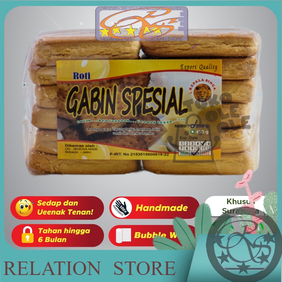 

Roti Gabin Special Cap Kepala Singa 250 gr