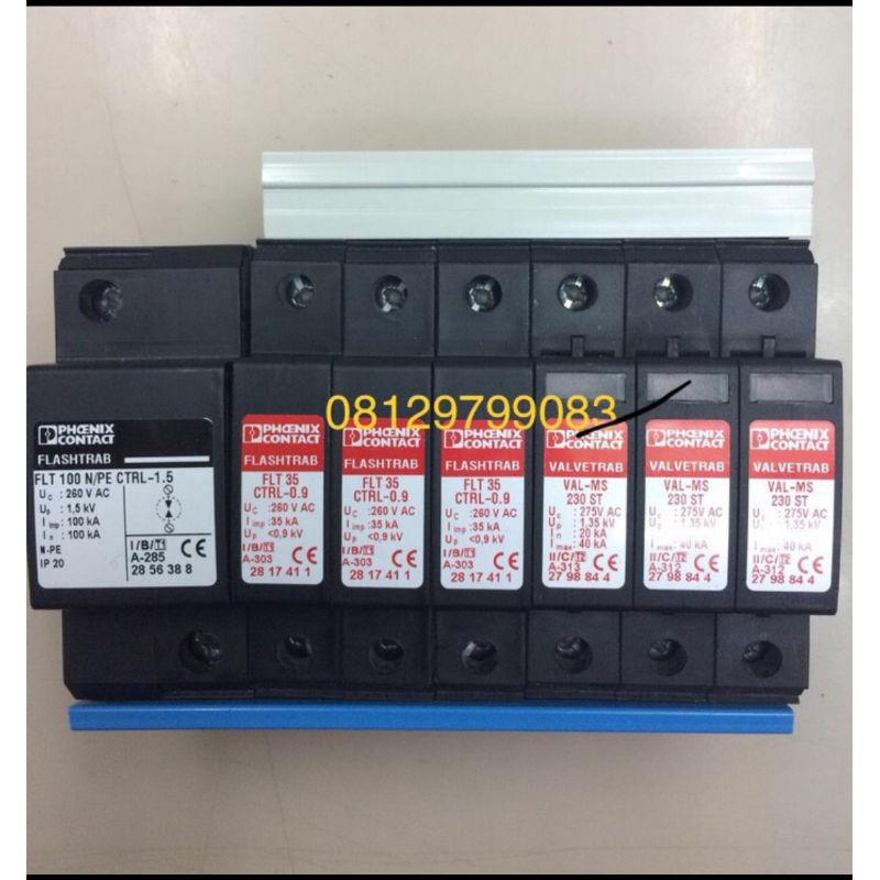 Arester arrester phoenix trabset 7pole penangkal petir trapset phoenix