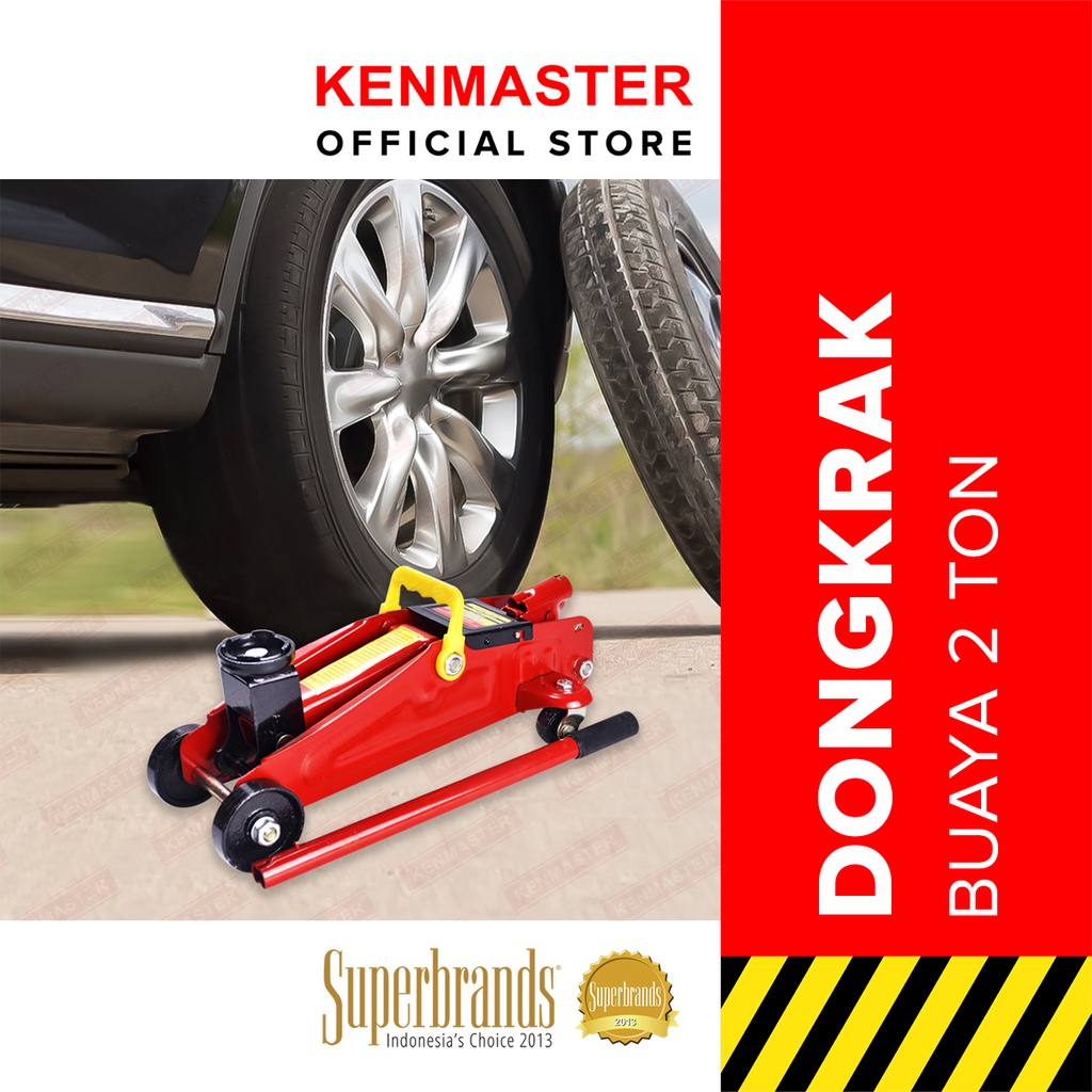 Kenmaster Dongkrak Buaya 2 Ton - Clearance Packing DUS - CLR-DKRB028