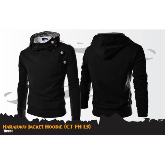 Jaket Anime Game Harajuku Style Polos (CT FH 13)