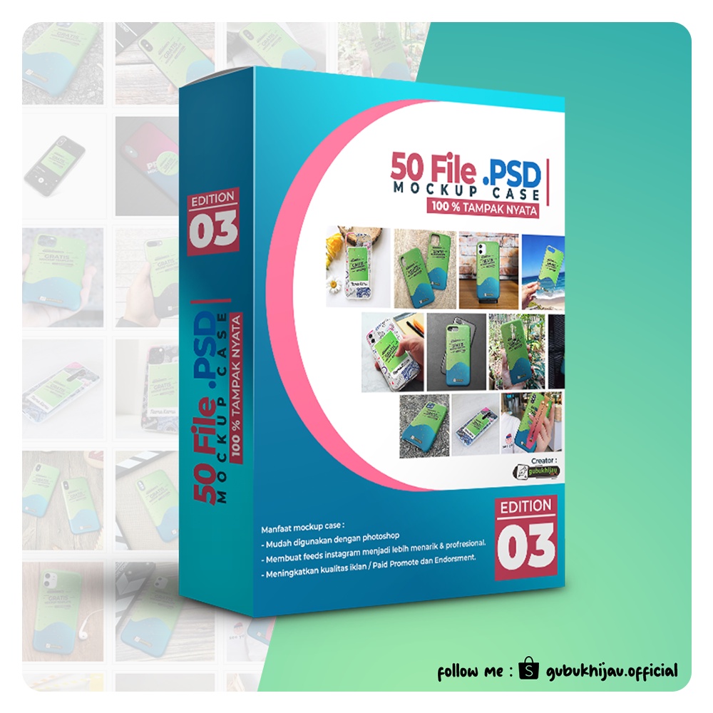 PAKET HEMAT Template Mockup Custom Case Edisi 03