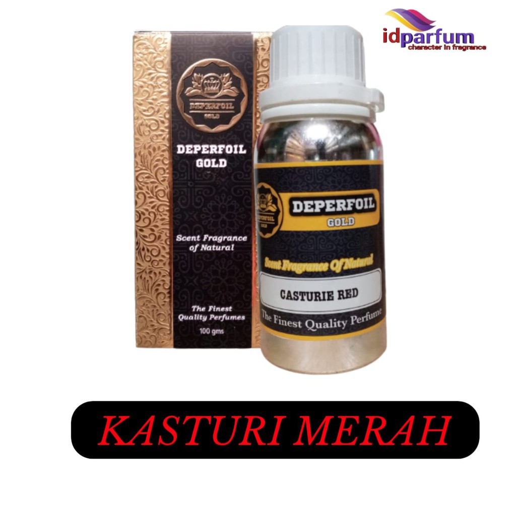 Promo Parfum Terlaris Kasturi Merah 100 ml Kemasan Segel by deperfoil gold