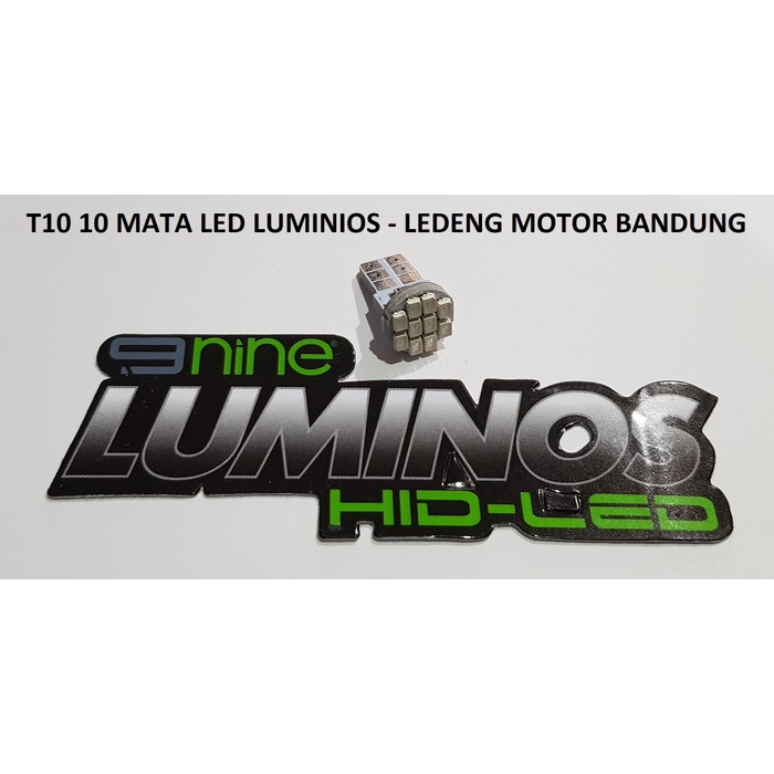 MOTOR-LAMPU- LED T10 10 TITIK LUMINOS (SENJA/PLAT NOMOR) MOTOR/MOBIL - UNGU -LAMPU-MOTOR.