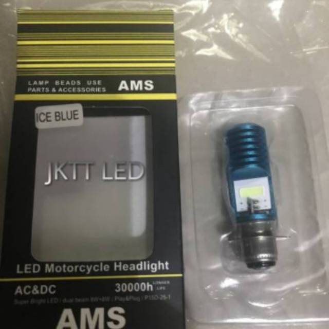 LAMPU LED AMS ICE BLUE | LAMPU MOTOR