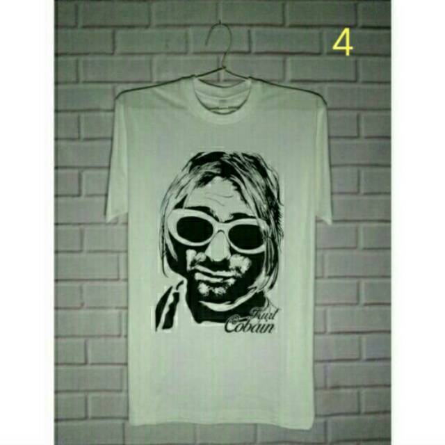 Kaos Musik Nirvana Kurt Cobain