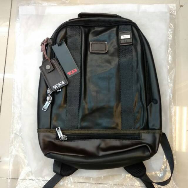 Tas Tumi Dover kulit backpack leather