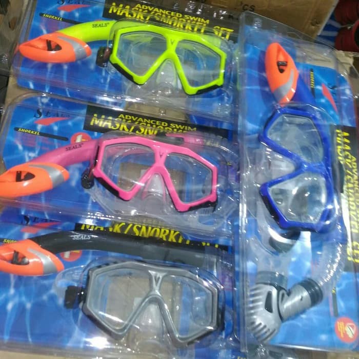 SNORKEL - SNORKELING - DRY - SILICONE - MERK SEAL - ORIGINAL - GROSIR