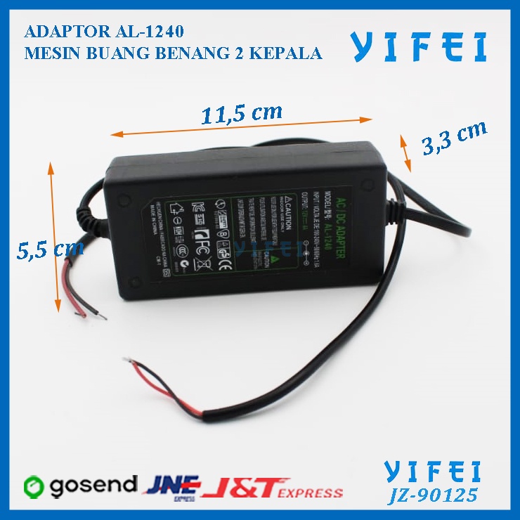 ADAPTOR AL-1240 MESIN BUANG BENANG 2 KEPALA /YIFEI-90125