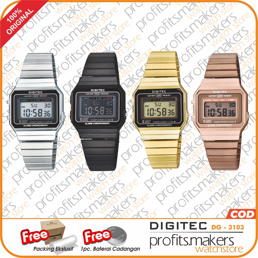 DIGITEC DG 3103/ DG-3103 / DG3103 Watch Jam Tangan ORIGINAL