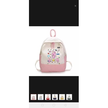 ATQANABAG Tas Sekolah Anak SD BT21 karakter gendong