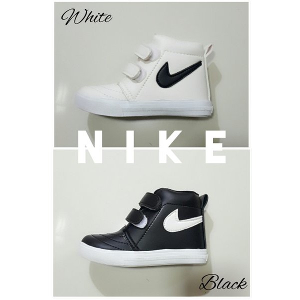LARIS -    Sepatu anak laki laki NIKE BOOT HITAM PUTIH