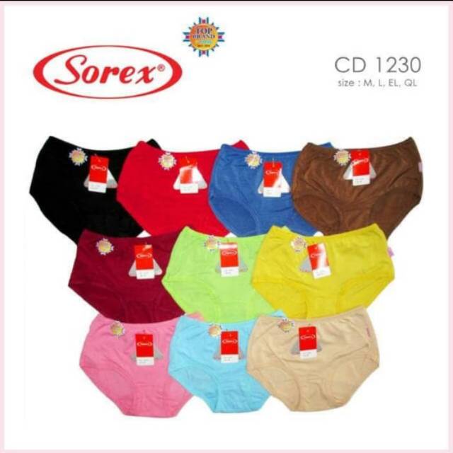 Sorex Celana Dalam Wanita Midi Polos 1230