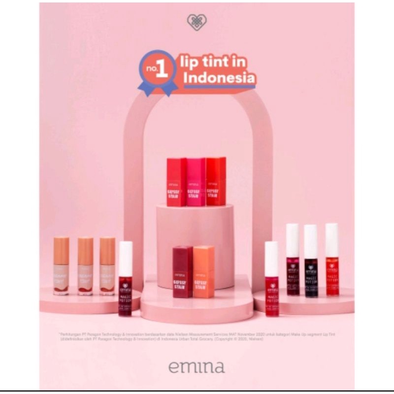 ❤ SHASYA ❤ EMINA CREAMY TINT NEW 1-5 3.6g | LIP TINT EMINA CREAMY TEXTURE BEST SELLER LIP TINT