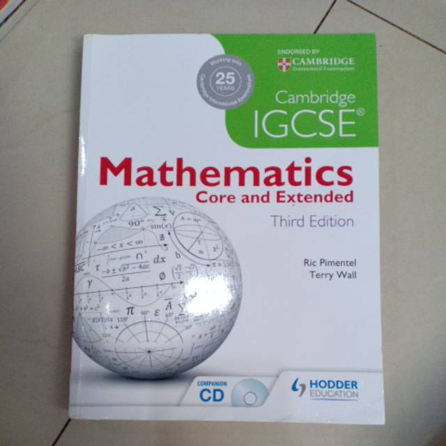 Cambridge igcse mathematics core and extended third edition shopee