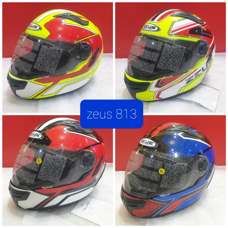 Helm ZEUS 813 Helmet Full Face Double Visor