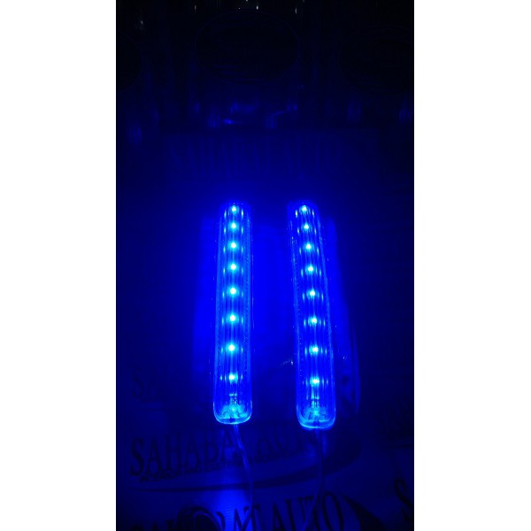 Led Spion Mobil Warna Biru Turn light Lamp