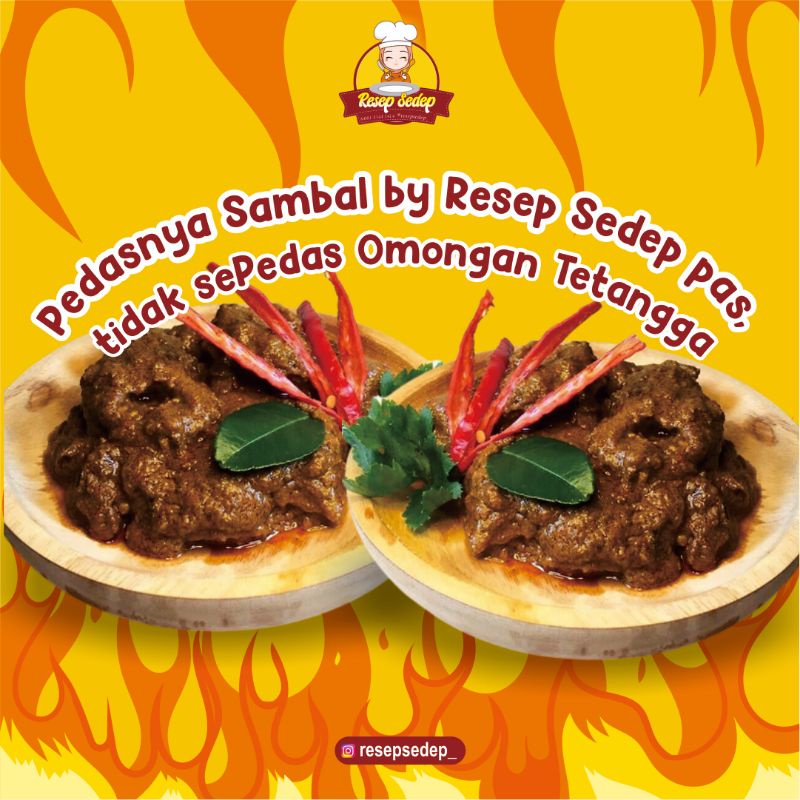 

RENDANG SPICY, SIAP MAKAN, PRAKTIS TANPA PENGAWET