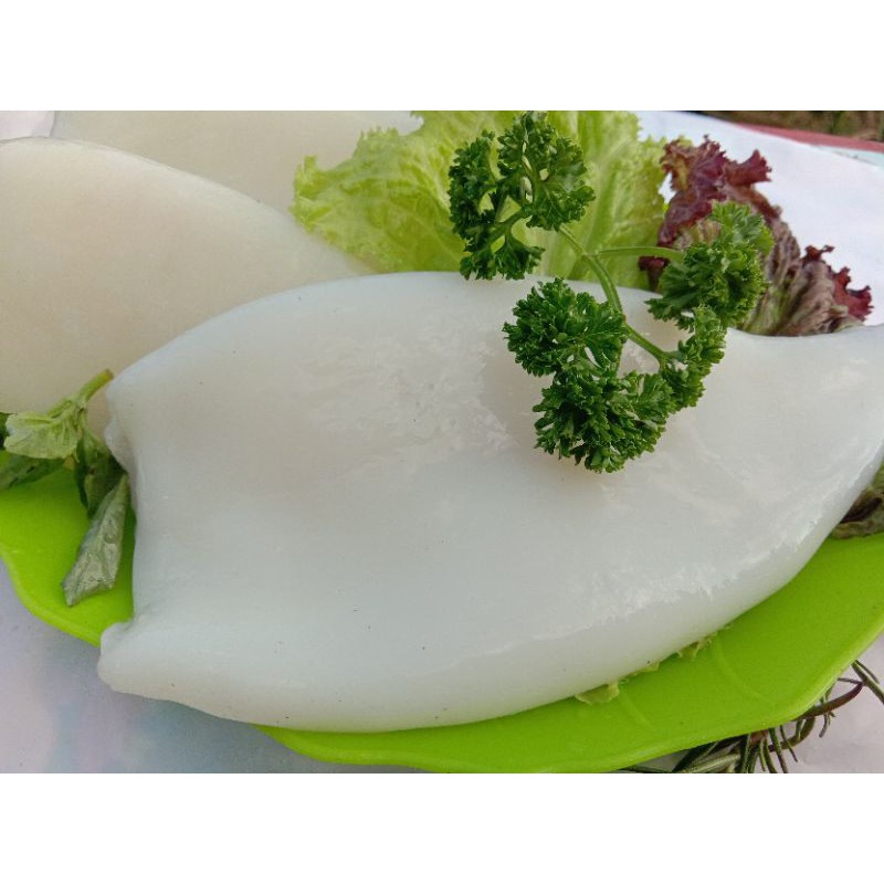 cumi kupas squid tube calamarie cumi cumi kupas tanpa tulang dan kulit berkualitas harga promo
