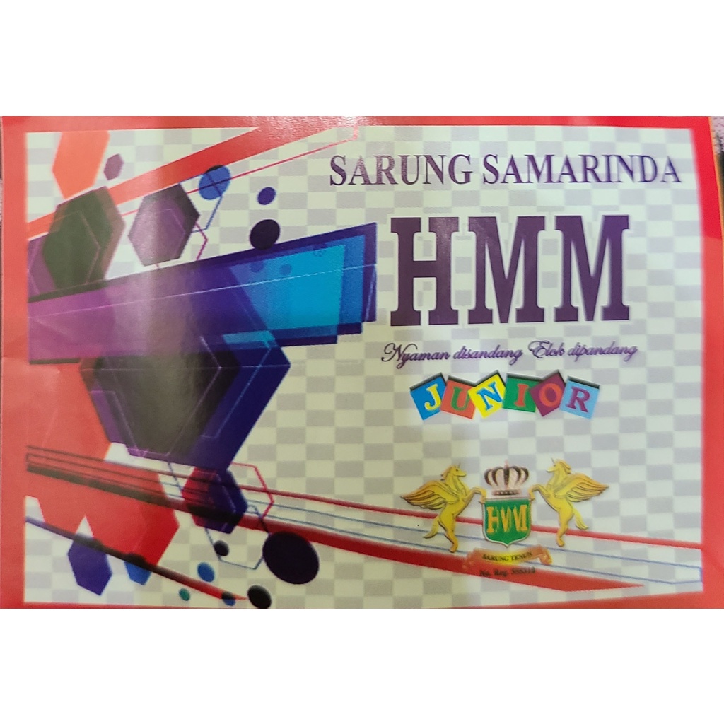 SARUNG SAMARINDA HMM JUNIOR/SARUNG ANAK/SARUNG ANAK LAKI LAKI/SARUNG SANTRI/SARUNG LICIN &amp; HALUS