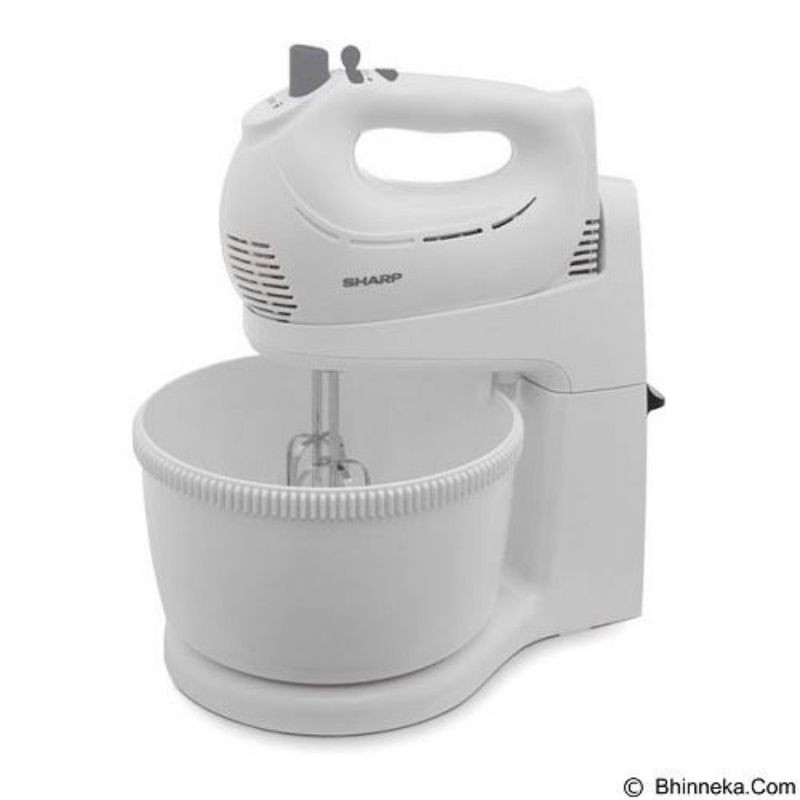 STANDING HAND MIXER BERDIRI TANGAN SHARP GARANSI RESMI PENGADUK PENCAMPUR MIXING ADONAN KUE ROTI CAK