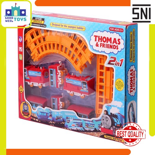 Mainan Kereta Api Anak Thomas and Friend Lengkap Rel Panjang Murah