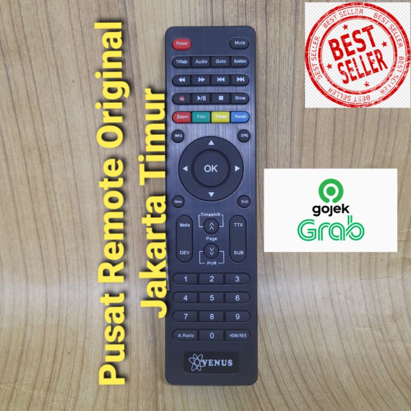 REMOTE REMOT SET TOP BOX STB VENUS HD DIGITAL ORIGINAL ASLI