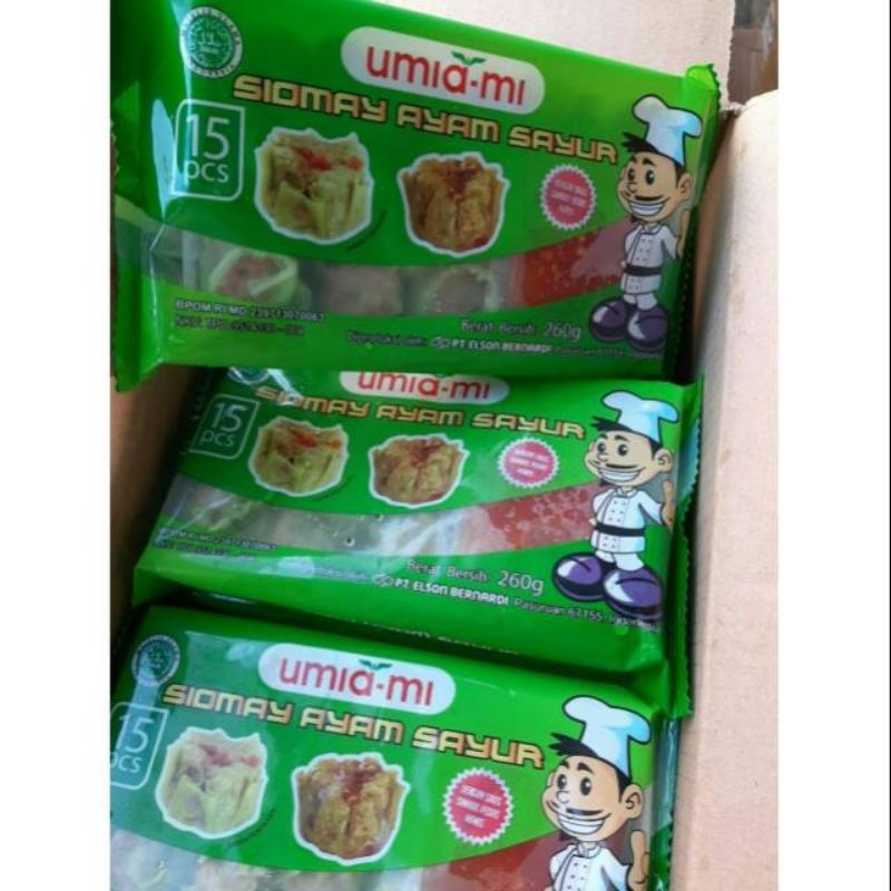 

Siomay Ayam Sayur Umia-mi 260gr isi 15 pcs