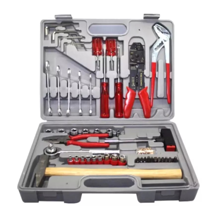 Kenmaster Tool Kit / Toolkit 100pcs Alat Tukang Kunci Perkakas Rumah / ALAT KUNCI PAS SET