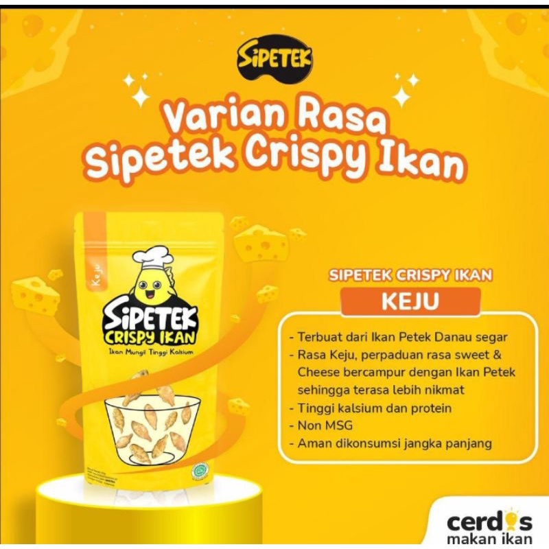 

SIPETEK CRISPY IKAN KEJU MAKANAN PRASTIK