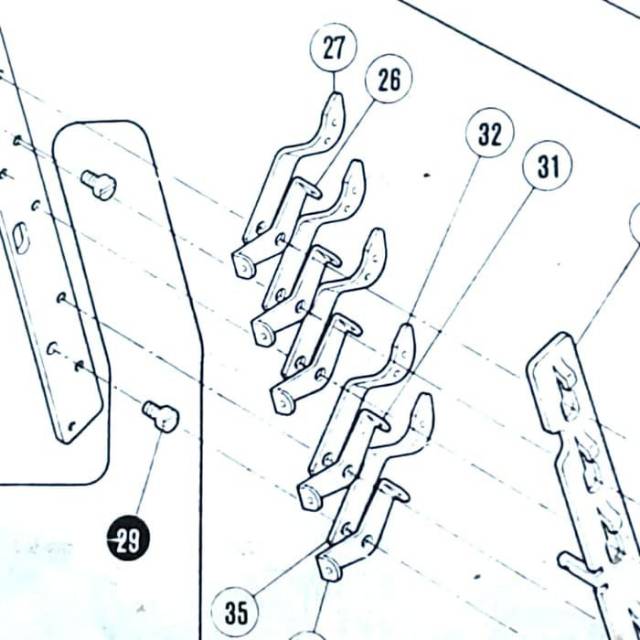 Jalur Benang 206203 - Thread Guide Mesin Jahit Kakm/Kamkut/Overdeck W500