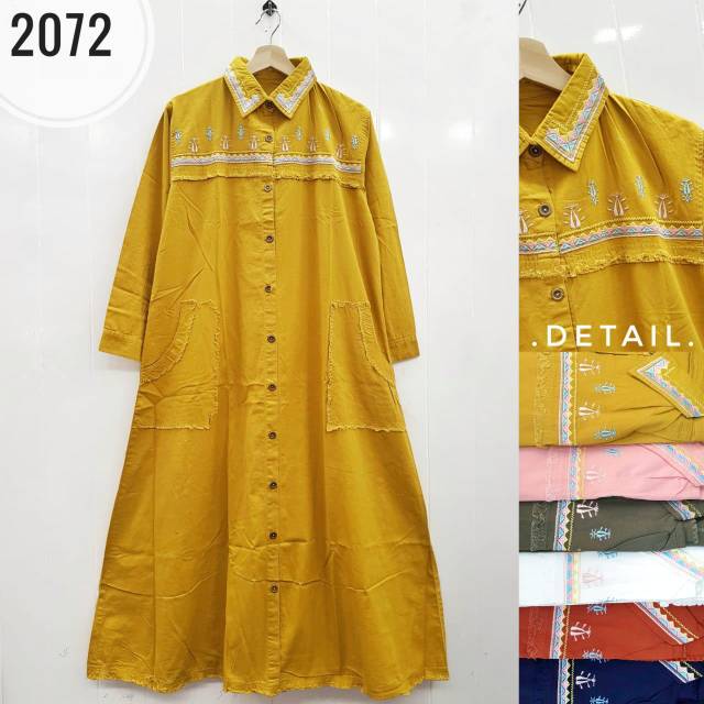 Gamis jeans washed original,import bagus kwalitas dan bahanya