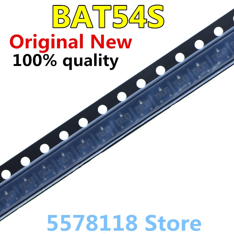 100pcs Ic Bat54S Sot-23 Bat54 Kl4 Sot23 Smd